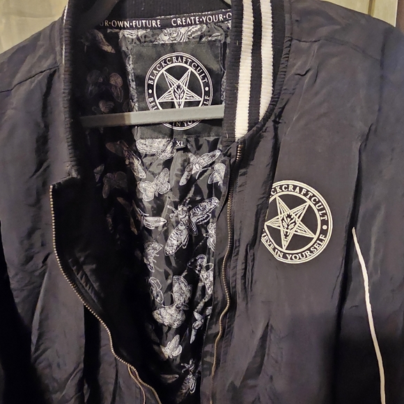 BlackCraft Create Your Own Future Double Zipper Bomber Jacket - Picture 6 of 12
